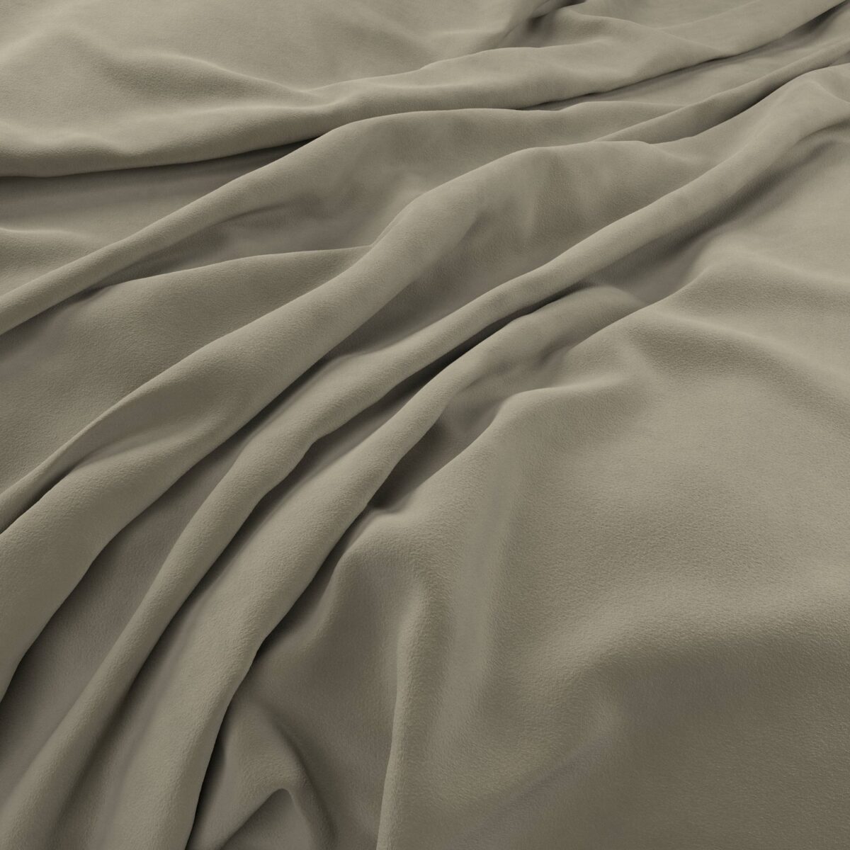 black-grey plain velvet-chenille fabric from Warwick