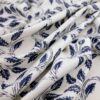 blue botanical printed fabric from Warwick