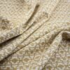 yellow geometric cotton fabric from Warwick