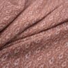 red botanical linen fabric from Warwick
