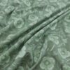 green botanical printed fabric from Warwick