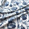 blue botanical printed fabric from Warwick
