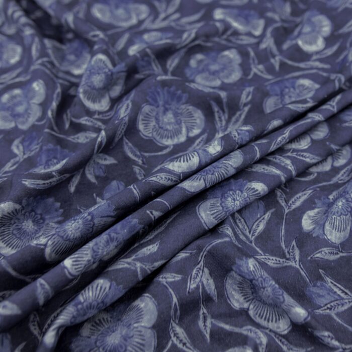 Laurel Fabric - Indigo swatch