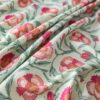 green botanical printed fabric from Warwick