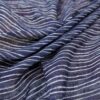 blue striped linen fabric from Warwick