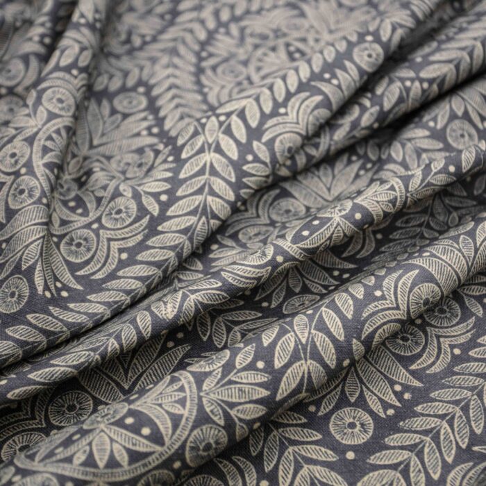 Portia Fabric - Charcoal swatch