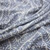 blue botanical printed fabric from Warwick