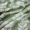 green botanical printed fabric from Warwick