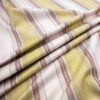 yellow striped woven fabric from Warwick