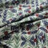 green botanical embroideried fabric from Warwick