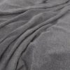 black-grey plain woven fabric from Warwick