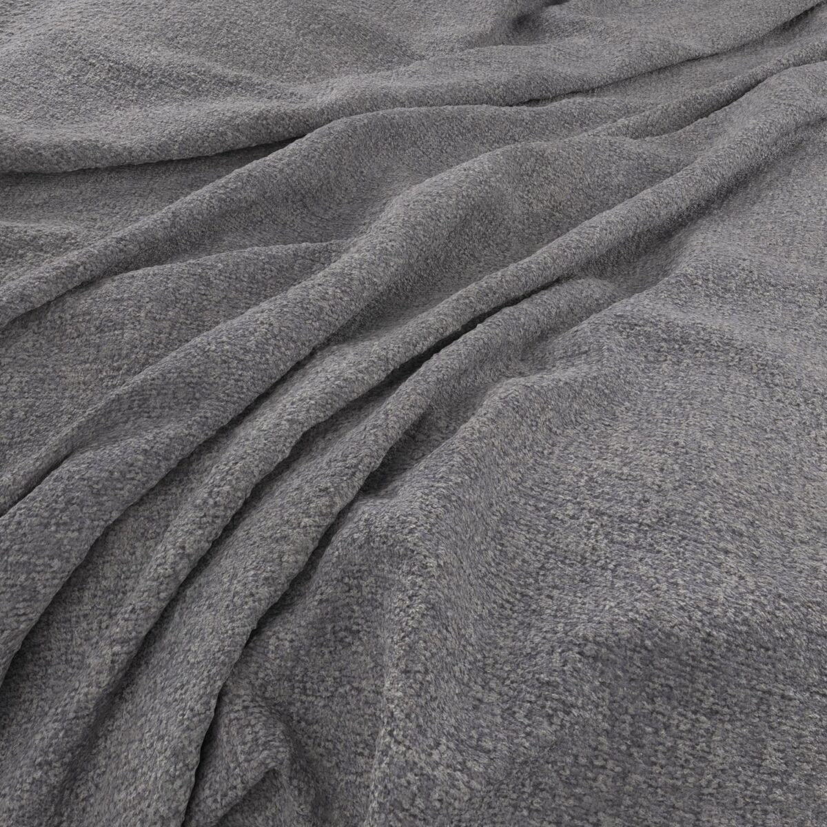 black-grey plain woven fabric from Warwick