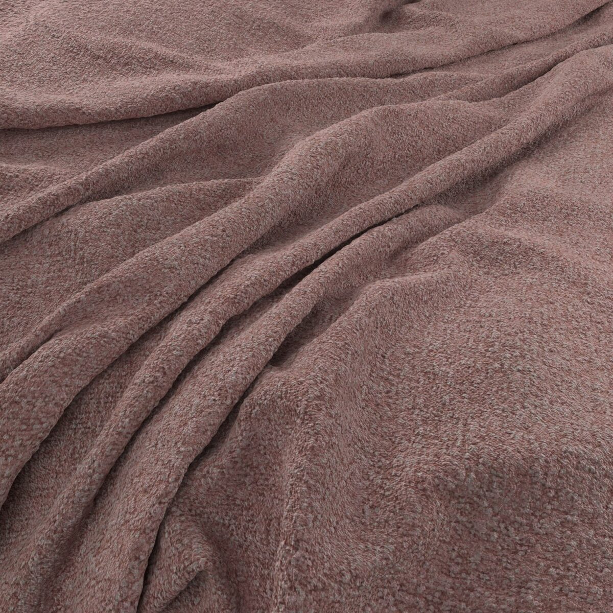 Brecon Fabric - Rose by pink plain woven fabric from Warwick