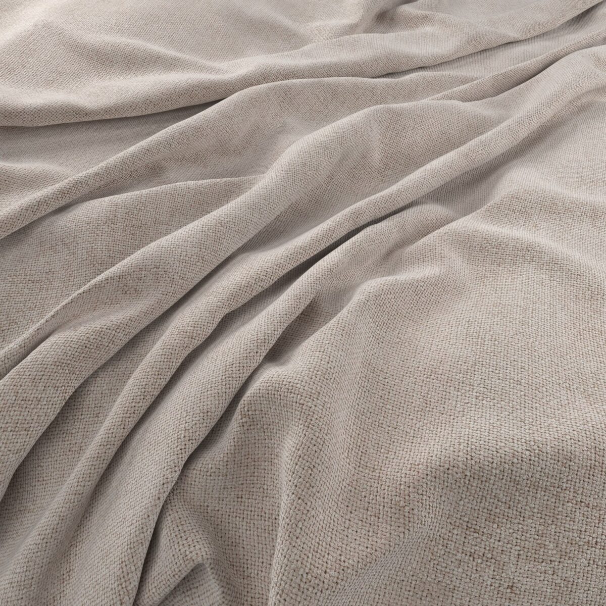 white plain woven fabric from Warwick