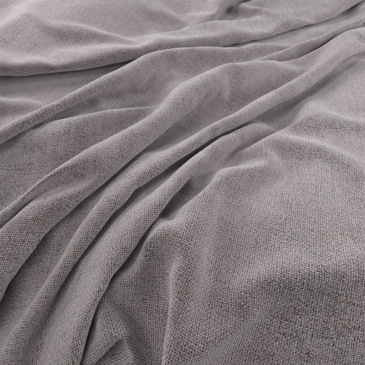 Malmo Eco Fabric - Pumice by black-grey plain woven fabric from Warwick