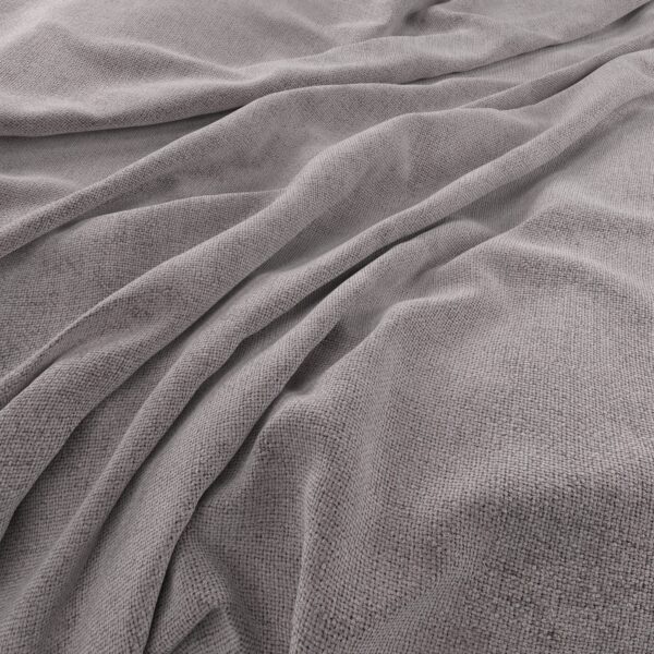 Malmo Eco Fabric - Pumice by black-grey plain woven fabric from Warwick