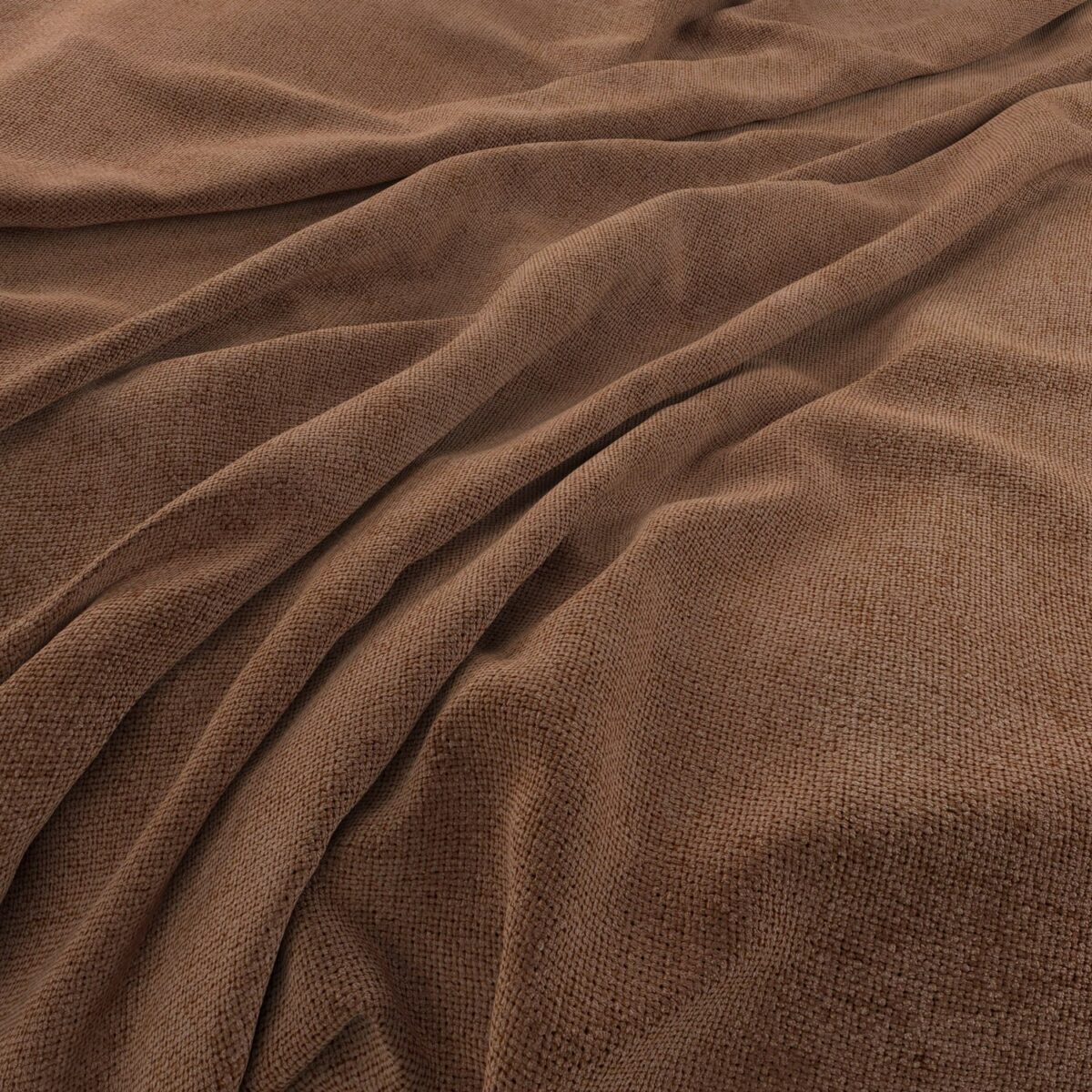 orange plain woven fabric from Warwick