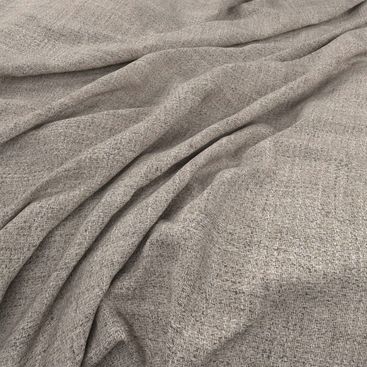 Malvern Fabric - Gris by black-grey plain woven fabric from Warwick