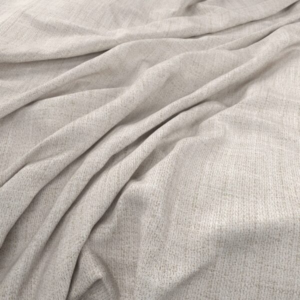 Malvern Fabric - Oyster by white plain woven fabric from Warwick