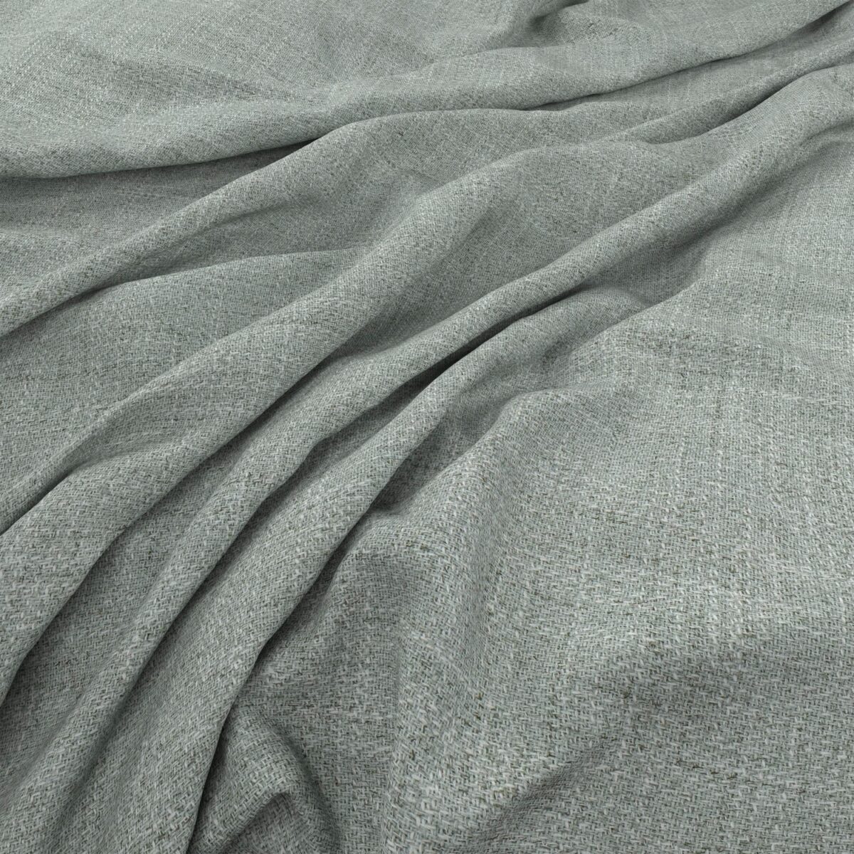 Malvern Fabric - Seafoam by blue plain woven fabric from Warwick