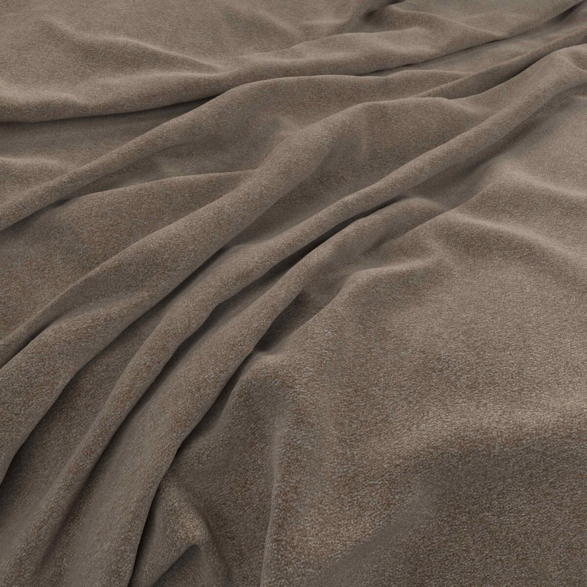 Solna Fabric - Fossil by black-grey plain woven fabric from Warwick