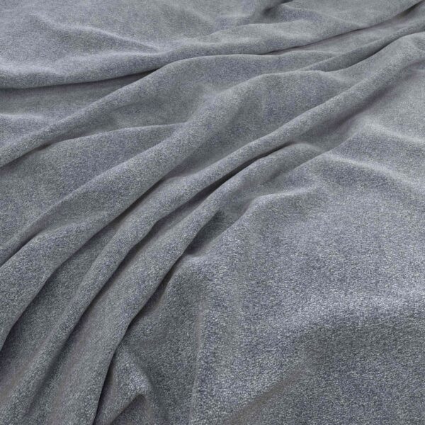 Solna Fabric - Nordic by blue plain woven fabric from Warwick
