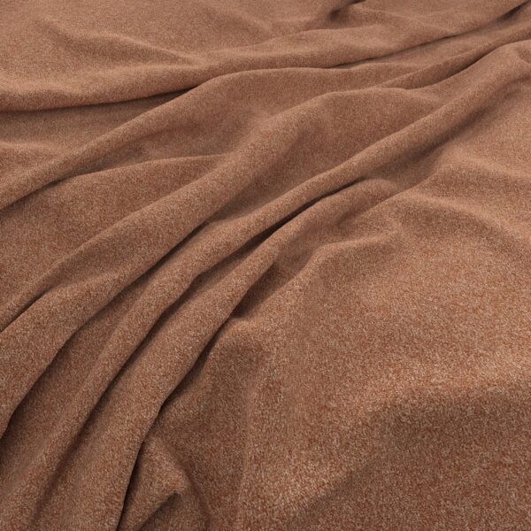 orange plain woven fabric from Warwick