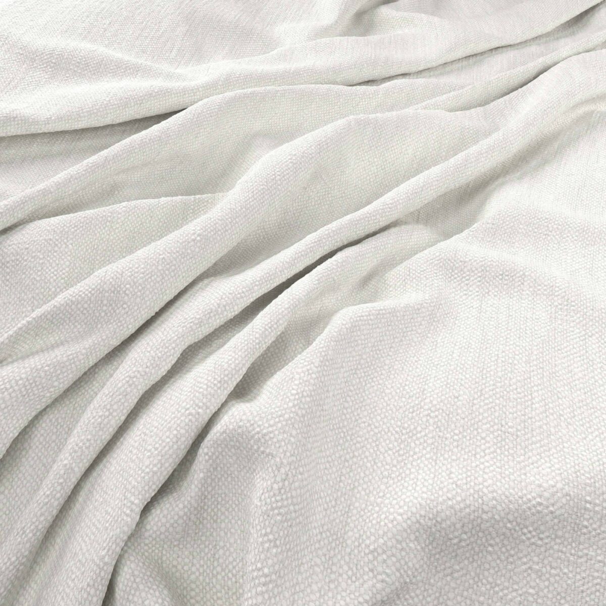 Parker Fabric - Cameo by white plain woven fabric from Warwick