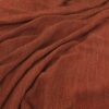 orange plain woven fabric from Warwick