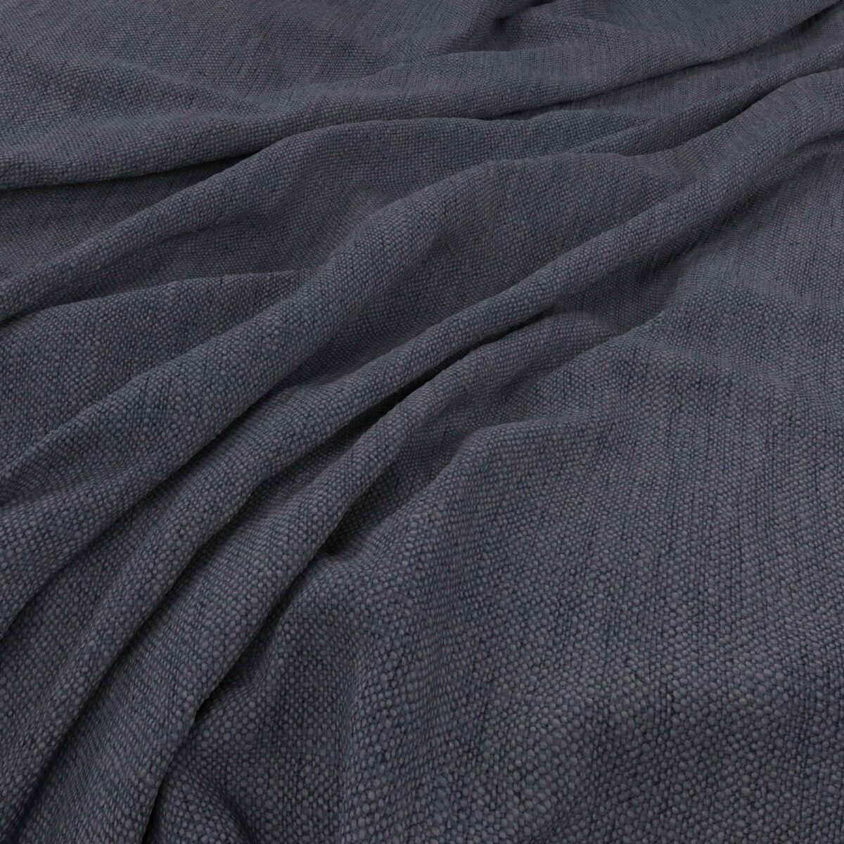 blue plain woven fabric from Warwick