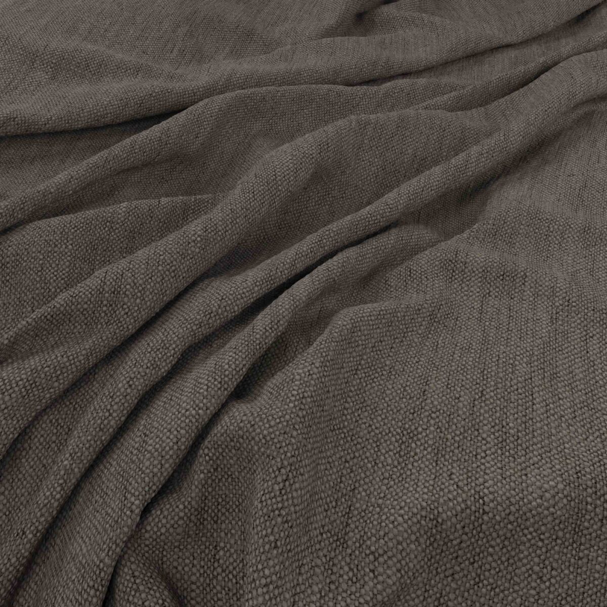 Parker Fabric - Graphite by black-grey plain woven fabric from Warwick