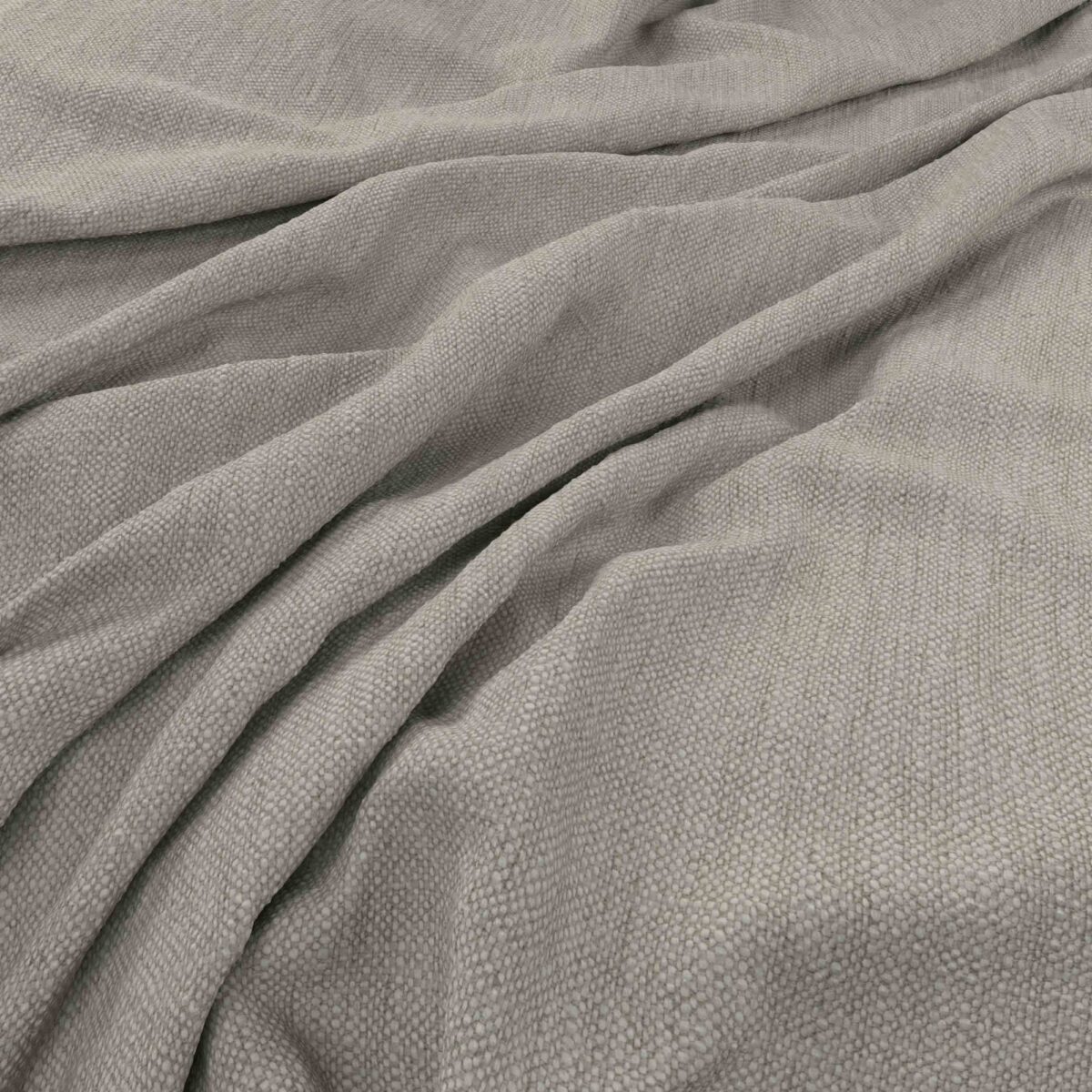 Parker Fabric - Gris by black-grey plain woven fabric from Warwick