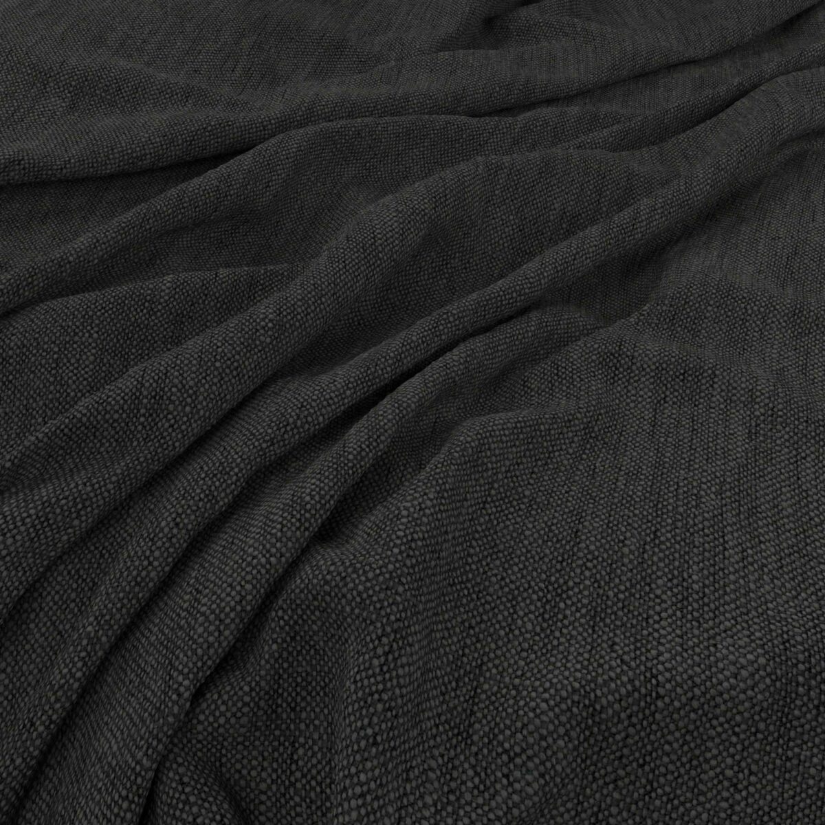 black-grey plain woven fabric from Warwick