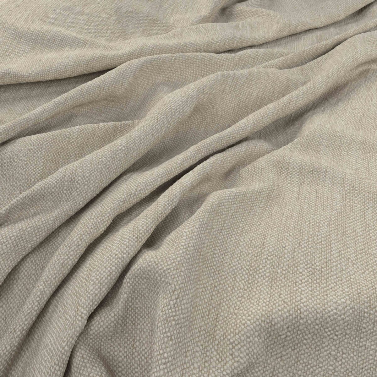 Parker Fabric - Papyrus by white plain woven fabric from Warwick