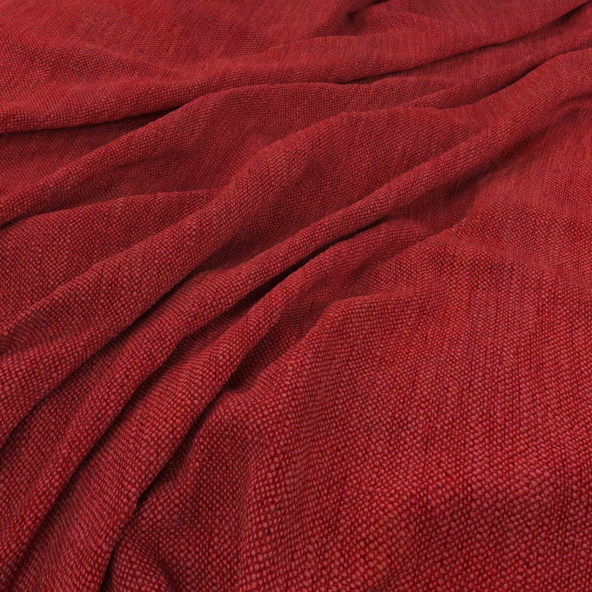Parker Fabric - Pillarbox by red plain woven fabric from Warwick
