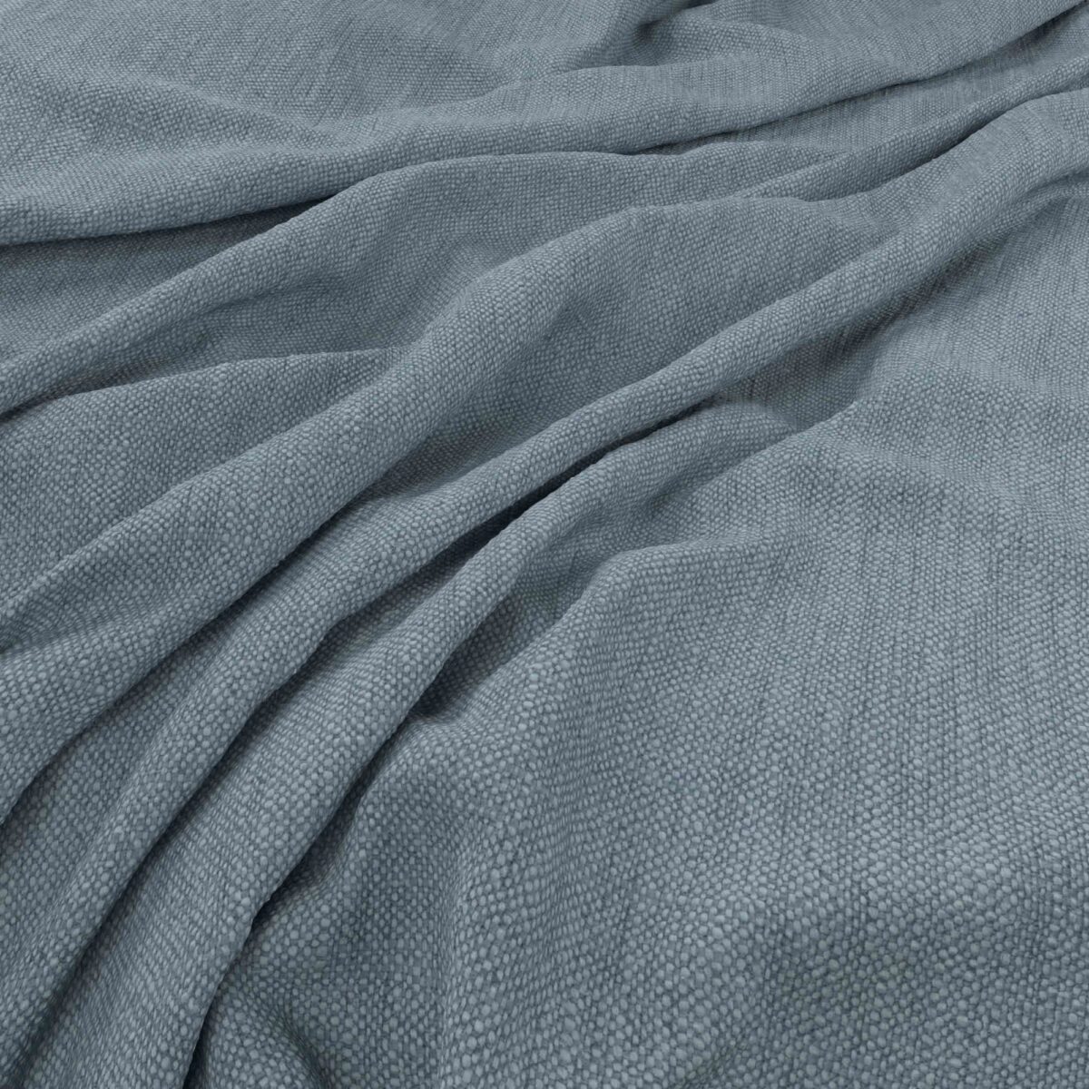 Parker Fabric - Seaspray by blue plain woven fabric from Warwick