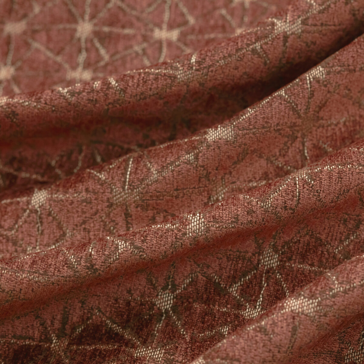 Grease Fabric - Terracotta by Grease Fabric - Terracotta from