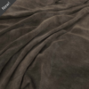 brown plain velvet-chenille fabric from Warwick