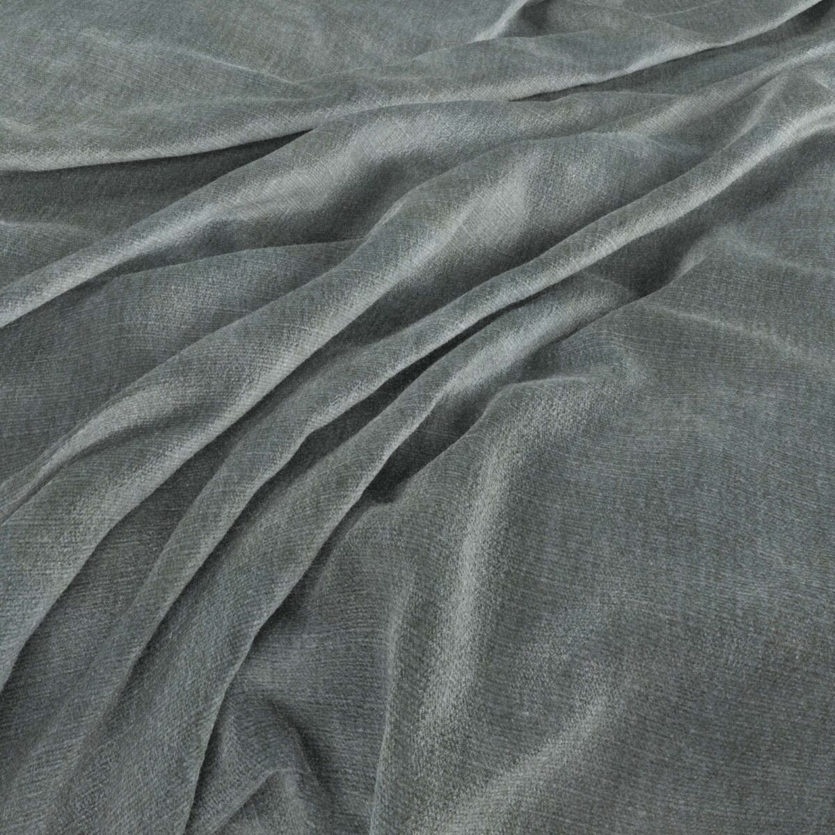 black-grey plain woven fabric from Warwick