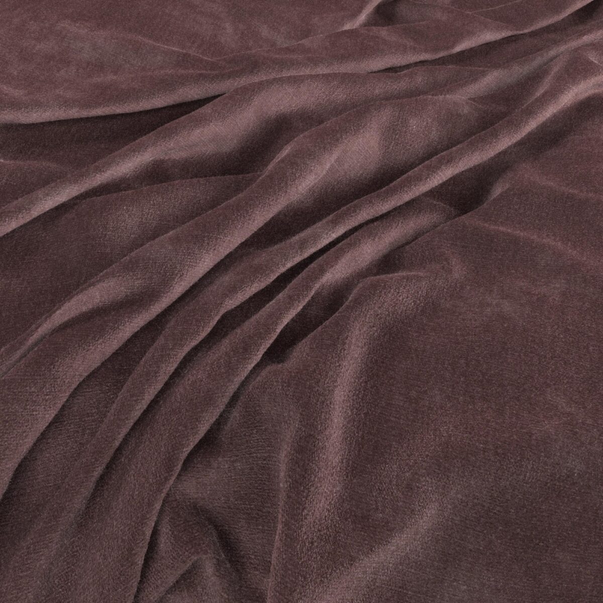 Manhattan Fabric - Aubergine by purple plain woven fabric from Warwick