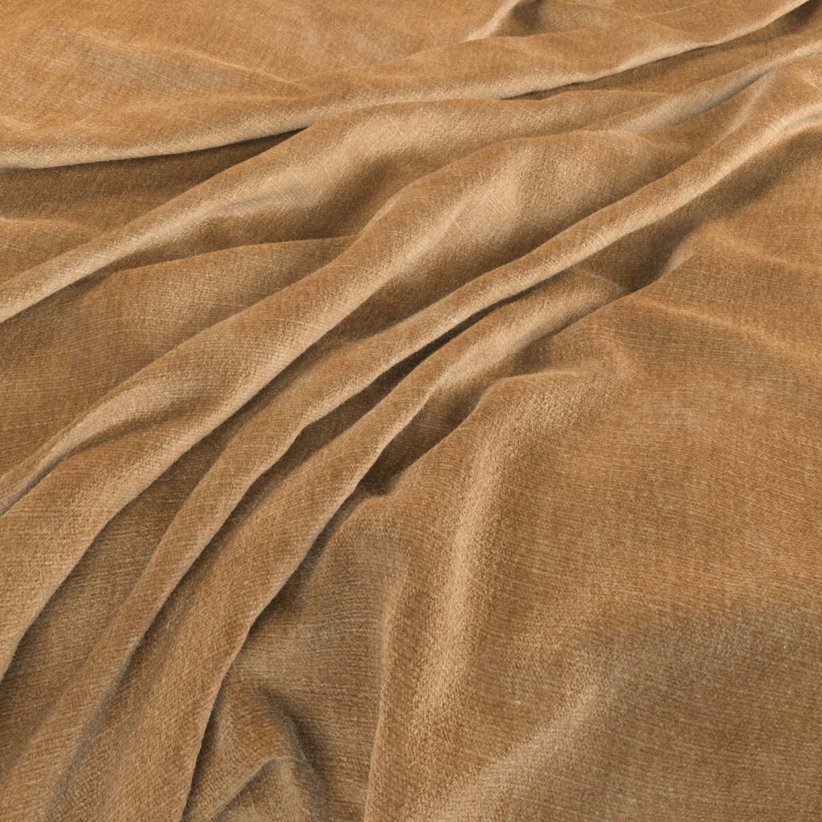 orange plain woven fabric from Warwick