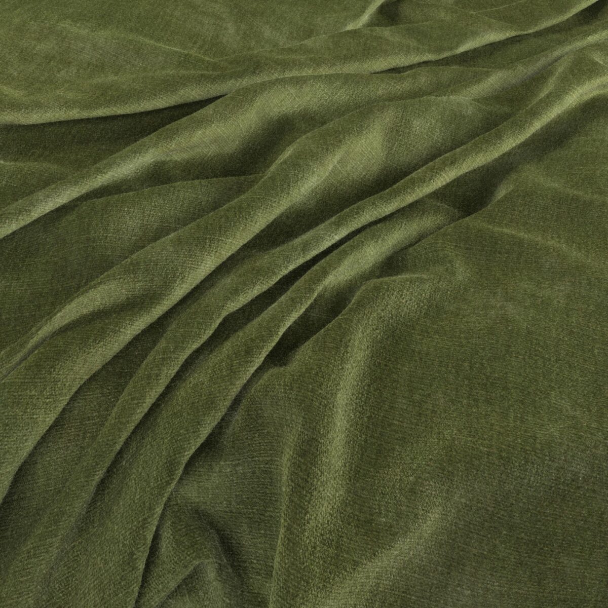 green plain woven fabric from Warwick