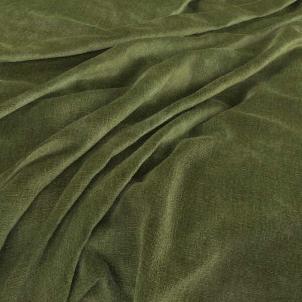 Manhattan Fabric - Clover by green plain woven fabric from Warwick