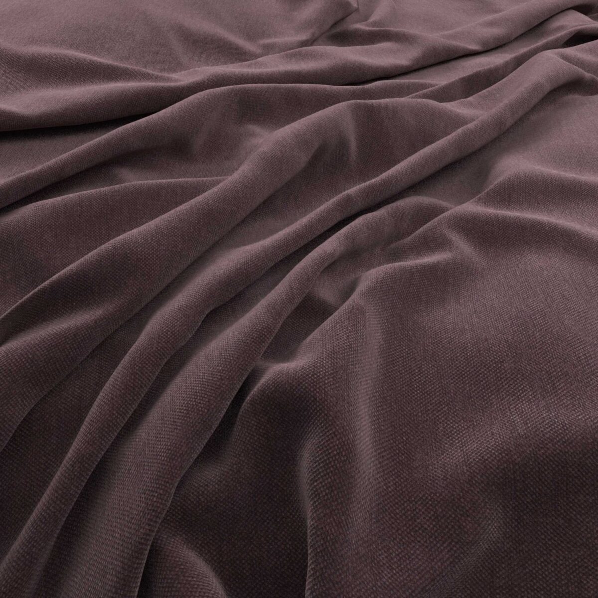 Manolo Fabric - Amethyst by purple plain velvet-chenille fabric from Warwick
