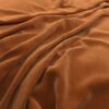 orange plain velvet-chenille fabric from Warwick