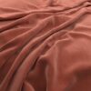orange plain velvet-chenille fabric from Warwick