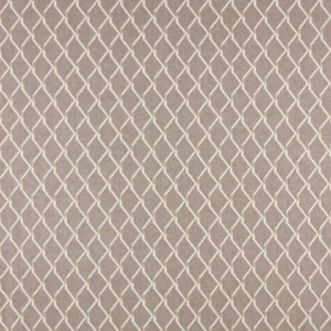 neutral geometric embroideried fabric from Kai