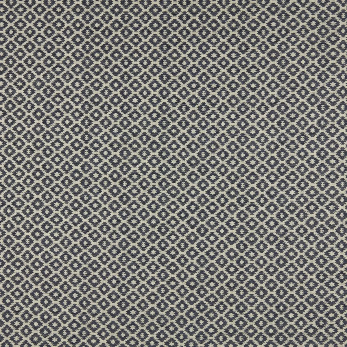 Berber Fabric - Indigo by blue geometric woven fabric from Kai
