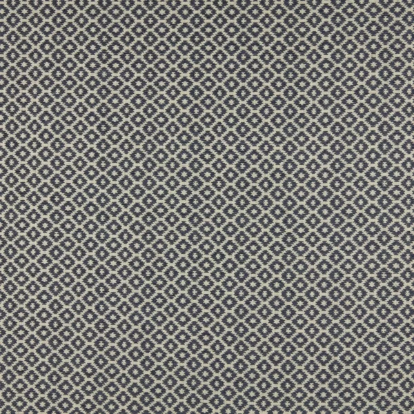 Berber Fabric - Indigo by blue geometric woven fabric from Kai