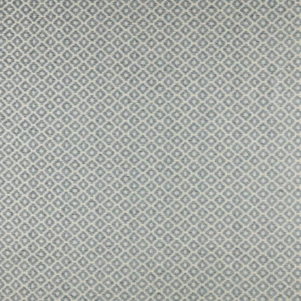 Berber Fabric - Sky by black-grey geometric woven fabric from Kai